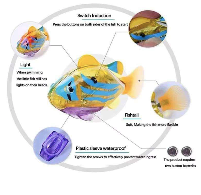 LED Robot Fish Toy